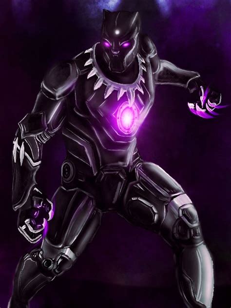 Black Panther in Iron Man suit by MrNightangel on @DeviantArt Black ...