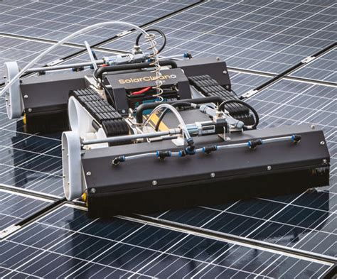 Solar panel cleaning robot - M1 - SolarCleano SARL - dry cleaning / rooftop / mobile