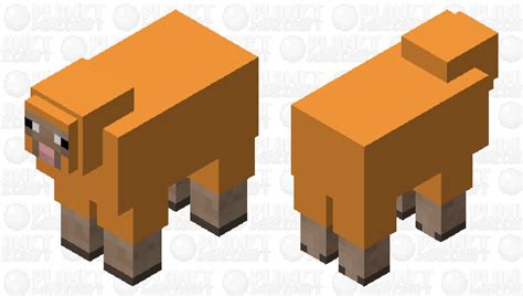 orange sheep Minecraft Mob Skin