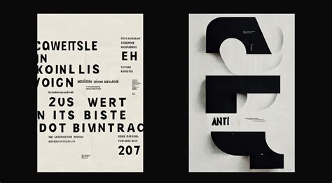 Minimalist AI Posters by Guangxi Cai and Qiaoqiao Tang