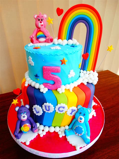 Care Bears Theme Cake xMCx | Cake, Themed cakes, Birthday cake kids