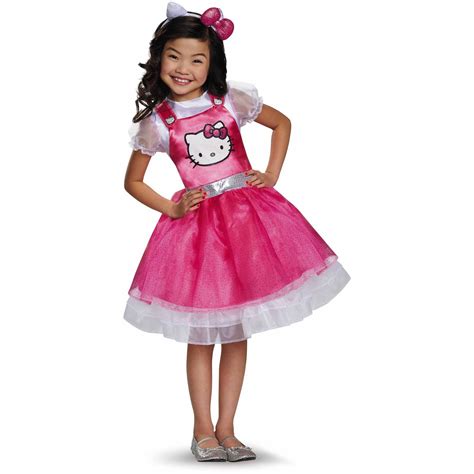 Hello Kitty Pink Deluxe Toddler Halloween Costume - Walmart.com