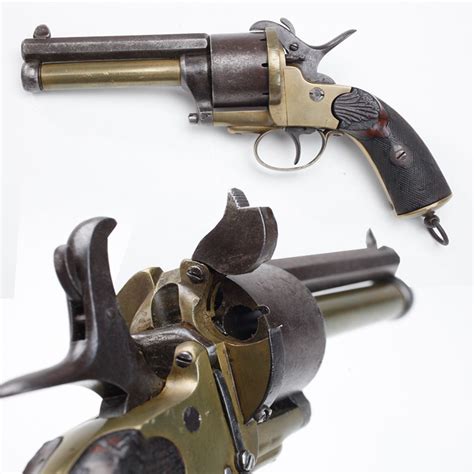 LeMat Pinfire Revolver One of the favorite pistols of the American Civil War, at least for ...