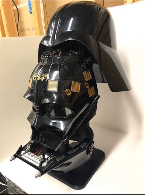 Darth Vader Black Series Helmet Stand exploded display | Etsy