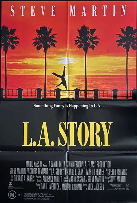 All About Movies - LA Story Poster One Sheet Original 1991 Steve Martin Victoria Tennant