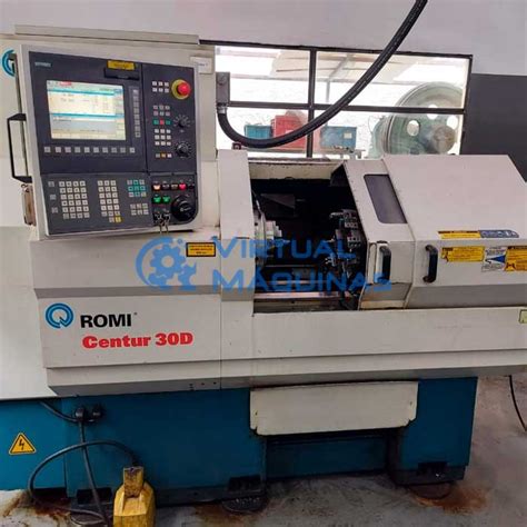 Torno CNC marca Romi modelo Centur 30D (Ø x Comp) 430 x 500 mm ...