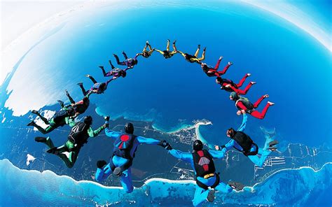 Download Skydiving Sports HD Wallpaper