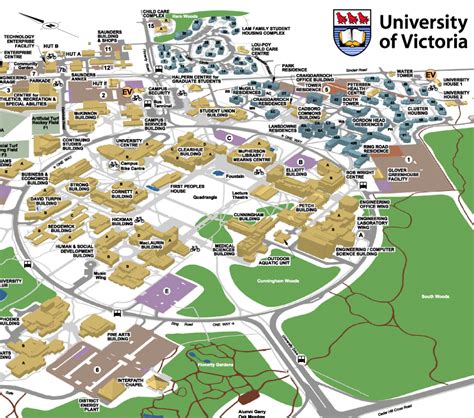 University Of Victoria Map - Map Of New Hampshire