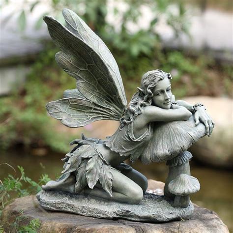 Professional Quality Angel Wings Statue Garden Decor Patio Lawn Ornament Figurine Garden ...