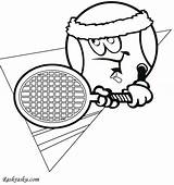 Online coloring Pages Coloring Page A Ball With tennis racket Sport  sketch template