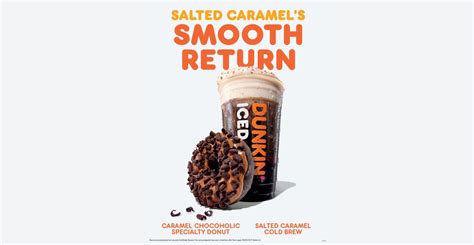 Savor the Summer With Dunkin’®: Introducing Salted Caramel Cold Brew and Dunkin’ Wraps to Fuel ...