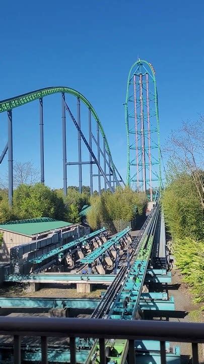 KINGDA KA LAUNCH FROM BRIDGE - YouTube