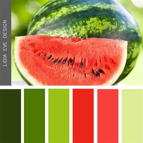 watermelon hues theme | Color schemes colour palettes, Color palette design, Strawberry color