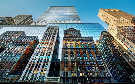 HDR, Building, Skyscraper, Reflection, Architecture, Worms Eye View Wallpapers HD / Desktop and ...