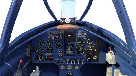 cockpit dewoitine d 520 3d max