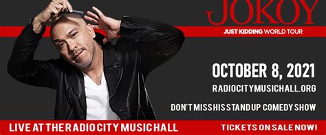 Jo Koy Tickets | 8th October | Radio City Music Hall