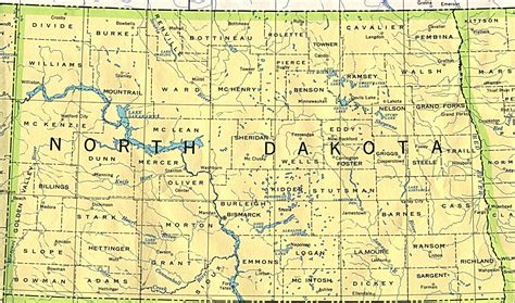 North Dakota Base Map