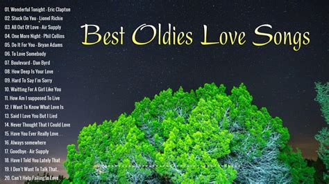 Best Oldies Love Songs Medley - Non Stop Old Song Sweet Memories 80s ...