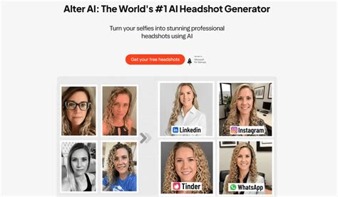 Alter AI - Headshot Generator - Easy With AI