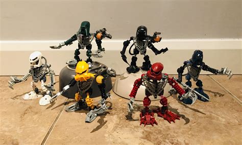 Completed my Mahri Nui matoran collection today! : r/bioniclelego