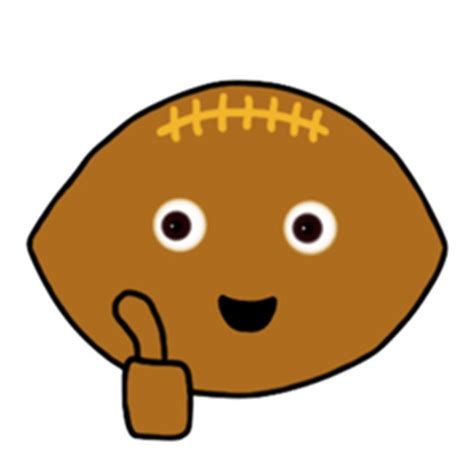 Rugby Ball Emoji Sticker | Apps | 148Apps