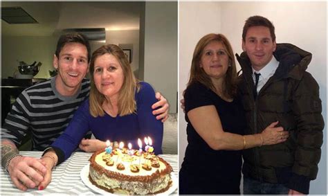 Barcelona’s all-time goal scorer Lionel Messi his supportive family