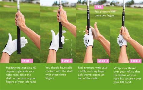 A step 1-2-3-4 to an awesome grip. | Golf tips for beginners, Golf grip ...