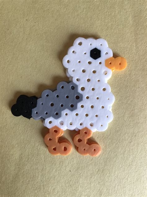 Seagull | Diy perler beads, Easy perler bead patterns, Hama beads design