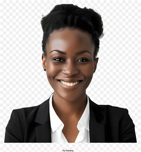 Black Business Woman - Confident African American woman in professional attire - CleanPNG / KissPNG