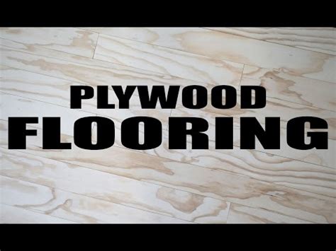 Luan Plywood Flooring Underlayment: Using Luan Plywood as Flooring