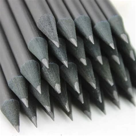 Ready To Ship Bulk Oem Blackwood Hb All Black Wooden Pencil - Buy Blackwood Pencil,All Black ...