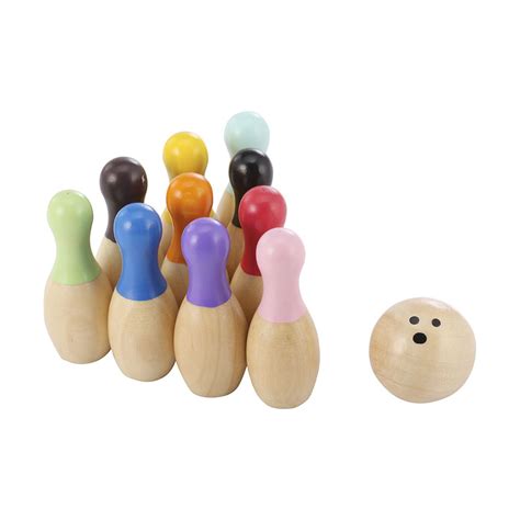 Wooden Mini Bowling Set | Kmart | Mini bowling, Wooden toy kitchen, Novelty toys