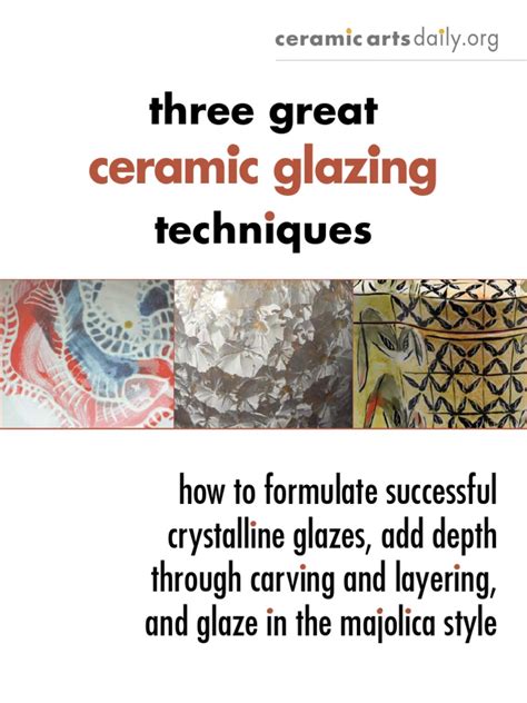 Glazing Techniques New | Pottery | Ceramics | Free 30-day Trial | Scribd