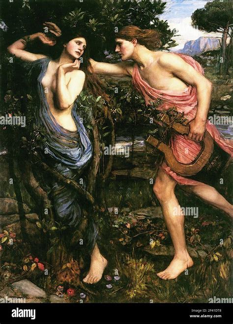 John William Waterhouse - Apollo Daphne 1908 Stock Photo - Alamy