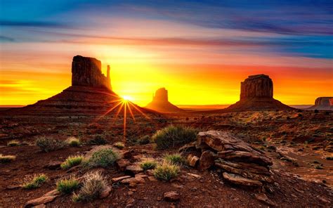 Desert Sunrise Wallpapers - Top Free Desert Sunrise Backgrounds ...