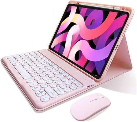 kaitesi Keyboard Case Mouse for iPad Air 11 inch M2/ iPad Air 5th 4th ...