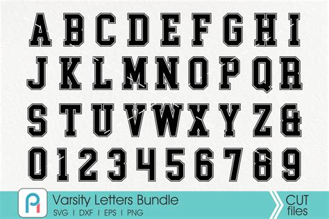 Sport alphabet svg Varsity alphabet svg College font svg Varsity font SVG Sport font svg co Clip ...