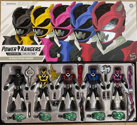 LC In Space Psycho Rangers - A Look at Actual Figures in Set : r/powerrangers