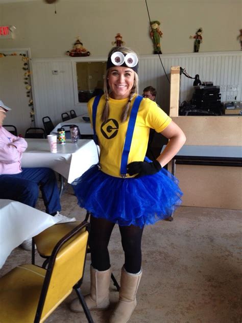 Disfraz minion Costume Minions, Girl Minion Costume, Minion Halloween Costumes, Minion Dress Up ...