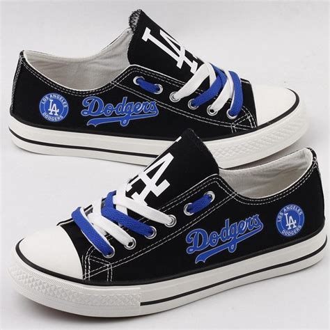 Los Angeles Dodgers Mlb Baseball Low Top Logo Shoes For Women, Shoes ...