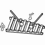 Xylophone Coloring Page At GetColoringscom  Free printable Colorings sketch template
