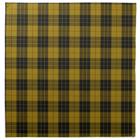 MacLeod Clan Tartan (aka "Loud MacLeod") Napkin | Zazzle