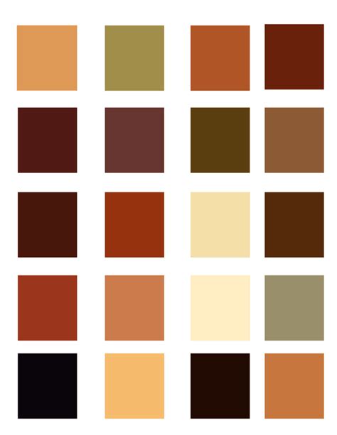 Brown Color Palette by Oceanisuna on DeviantArt