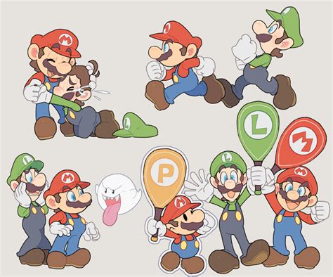 ⭐️ 🥐 on Twitter | Super mario and luigi, Super mario art, Nintendo mario bros