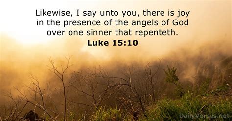 September 23, 2022 - Bible verse of the day (KJV) - Luke 15:10 ...