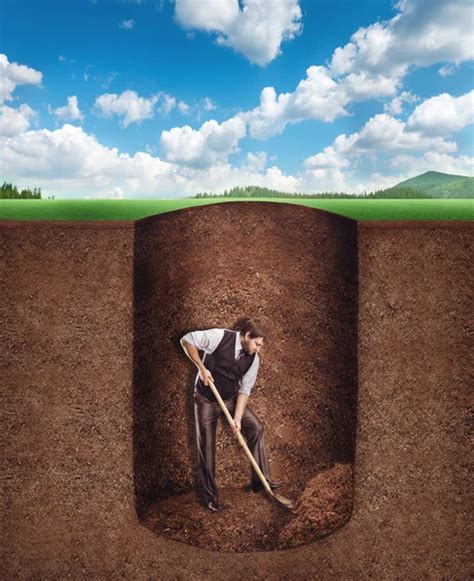 ᐈ A man digging a hole stock pictures, Royalty Free man digging hole ...