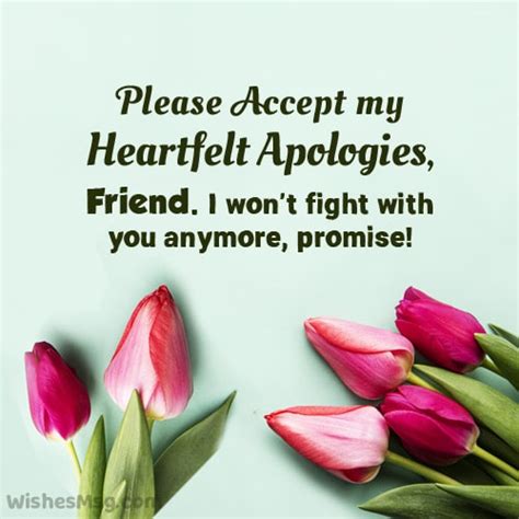 Sorry Messages for Friends - Apology Quotes | WishesMsg (2022)