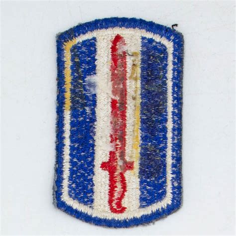 60s Vintage Cut Edge 193rd Infantry Brigade Patch – Omega Militaria