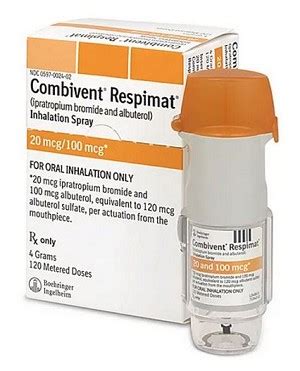 COMBIVENT RESPIMAT (BRAND FROM CANADA) 20/100MCG INHALER 3X120 DOSES