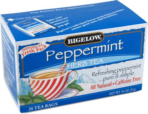 Bigelow Tea - Herb Tea All Natural Caffeine Free Peppermint - Perfect ...